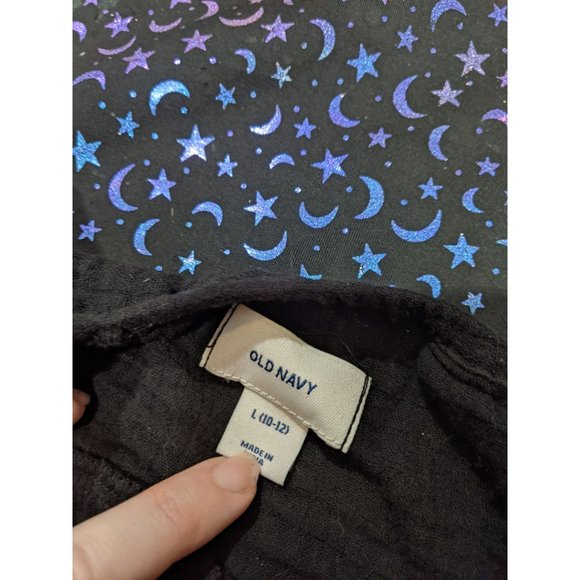 Old Navy Black Spaghetti Strap Summer Dress Large 10/12 - Picture 2 of 3